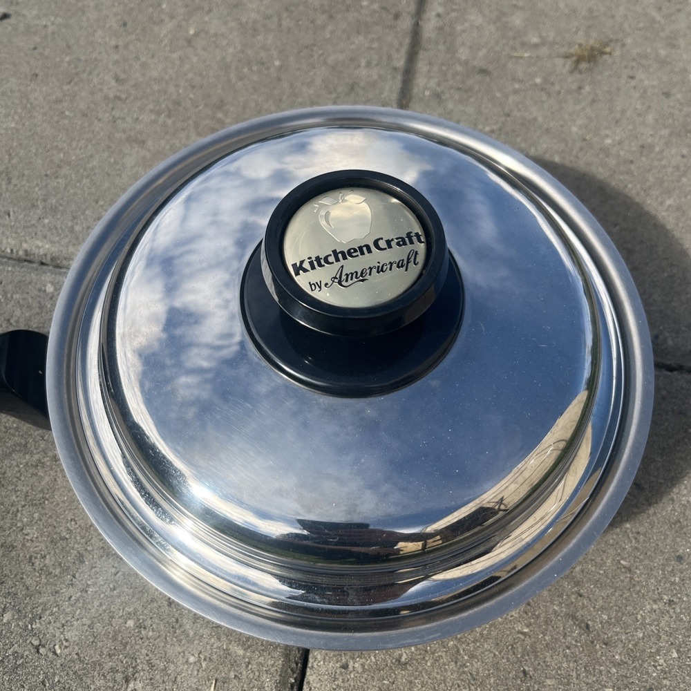 Kitchen Craft West Bend Stainless Steel Saucepan USA Cookware Pan 2 Quart